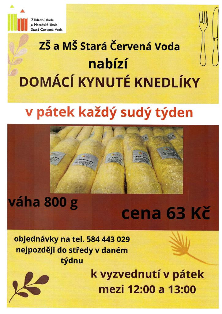 Prodej knedlíků