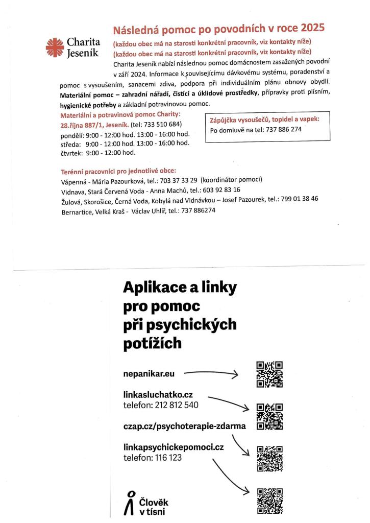 Charita a Člověk v tísni