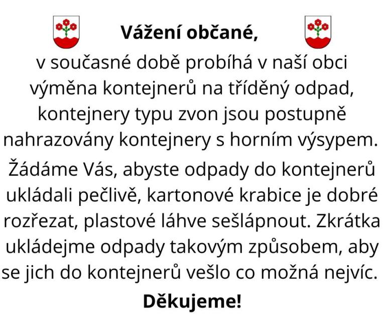 výměna kontejnerů