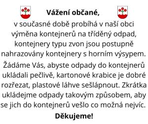 výměna kontejnerů
